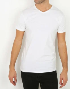 New Mare T-Shirt Col V blanc