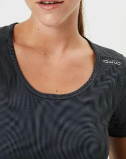 Femme Odlo T-Shirt Cubic Régulateur Thermique anthracite/noir