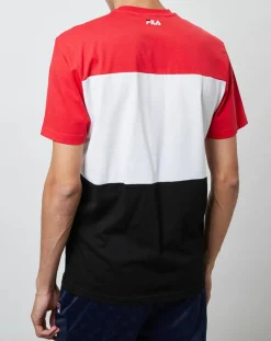 Homme Fila T-Shirt Day rouge/noir/blanc