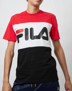 Homme Fila T-Shirt Day rouge/noir/blanc