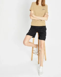 Best Marc O'Polo T-Shirt en Coton à rayures marron/blanc