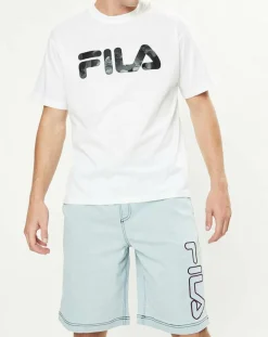 Homme Fila T-Shirt Feivel blanc