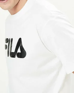 Homme Fila T-Shirt Feivel blanc