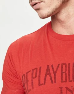 Replay T-Shirt Gfg Logo rouge