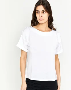 Femme Passionata T-Shirt Huffing blanc