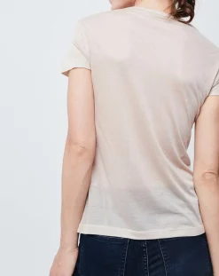 John Galliano T-Shirt Imprimé beige