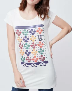 Sale John Galliano T-Shirt imprimé blanc cassé/multicolore