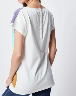 Discount John Galliano T-Shirt imprimé multicolore