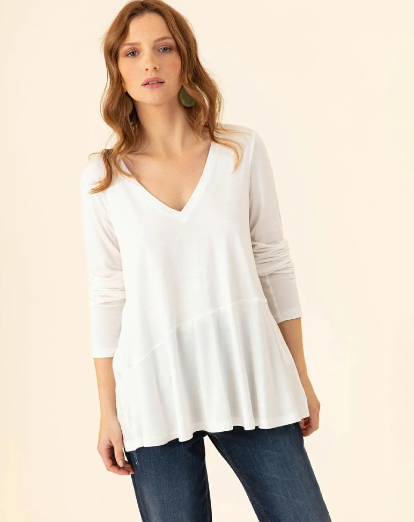 Femme Indies T-Shirt Jane écru