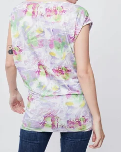 Hot John Galliano T-Shirt multicolore