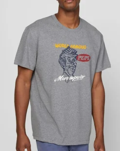New Pepe Jeans T-Shirt Jonathan Famous gris