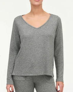 Femme Passionata T-Shirt Kai gris chiné