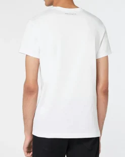 New Hackett London T-Shirt Logo Aston Martin Racing blanc