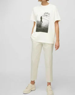 New Marc O'Polo T-Shirt logo mop blanc