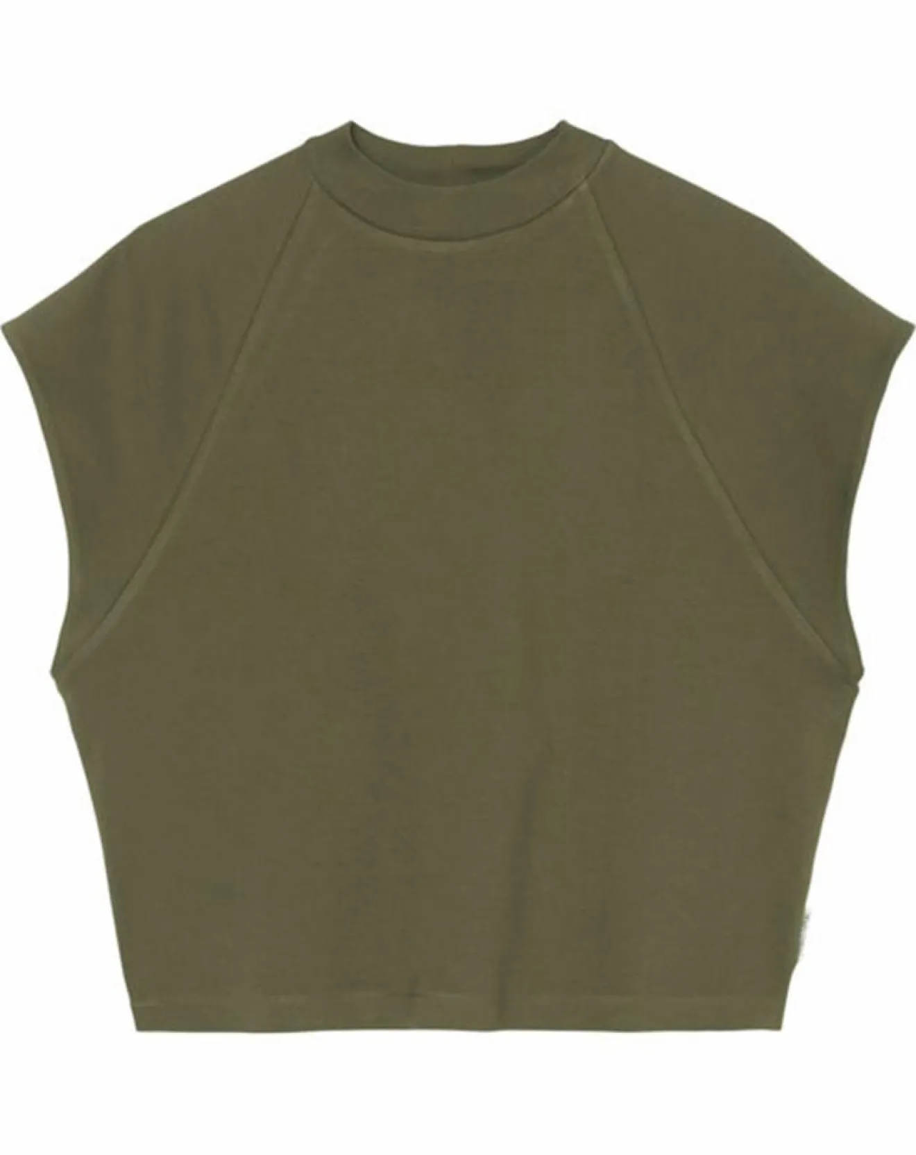 Best Marc O'Polo T-Shirt loose Crop kaki
