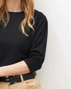 Discount Caroll T-Shirt Manae noir