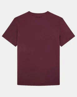 New Hackett London T-Shirt manches courtes Aston Martin Racing Embossé bordeaux