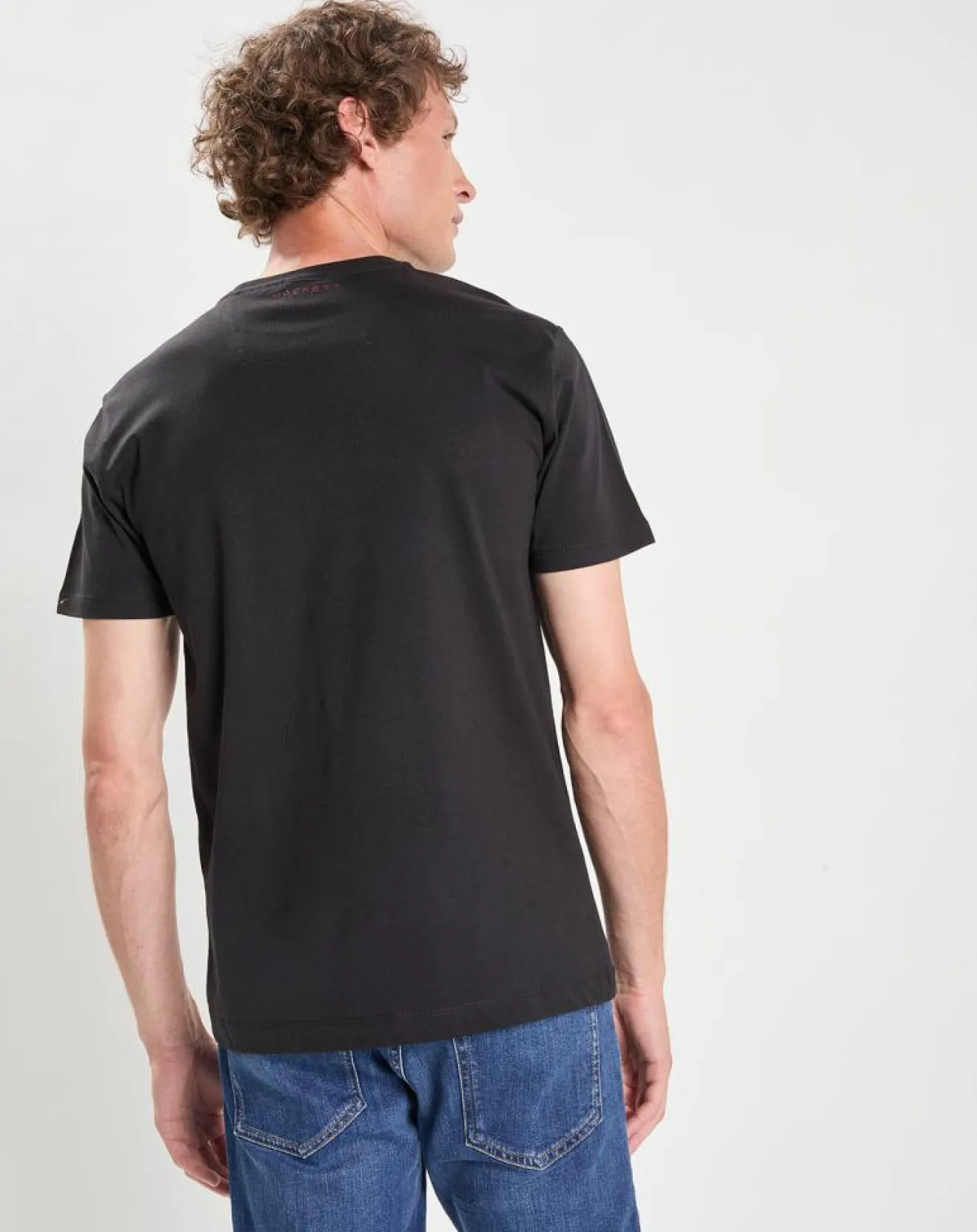 Clearance Hackett London T-Shirt manches courtes Aston Martin Racing Embossé noir