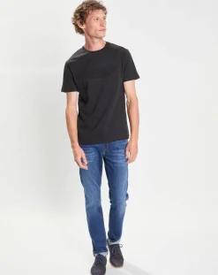 Clearance Hackett London T-Shirt manches courtes Aston Martin Racing Embossé noir