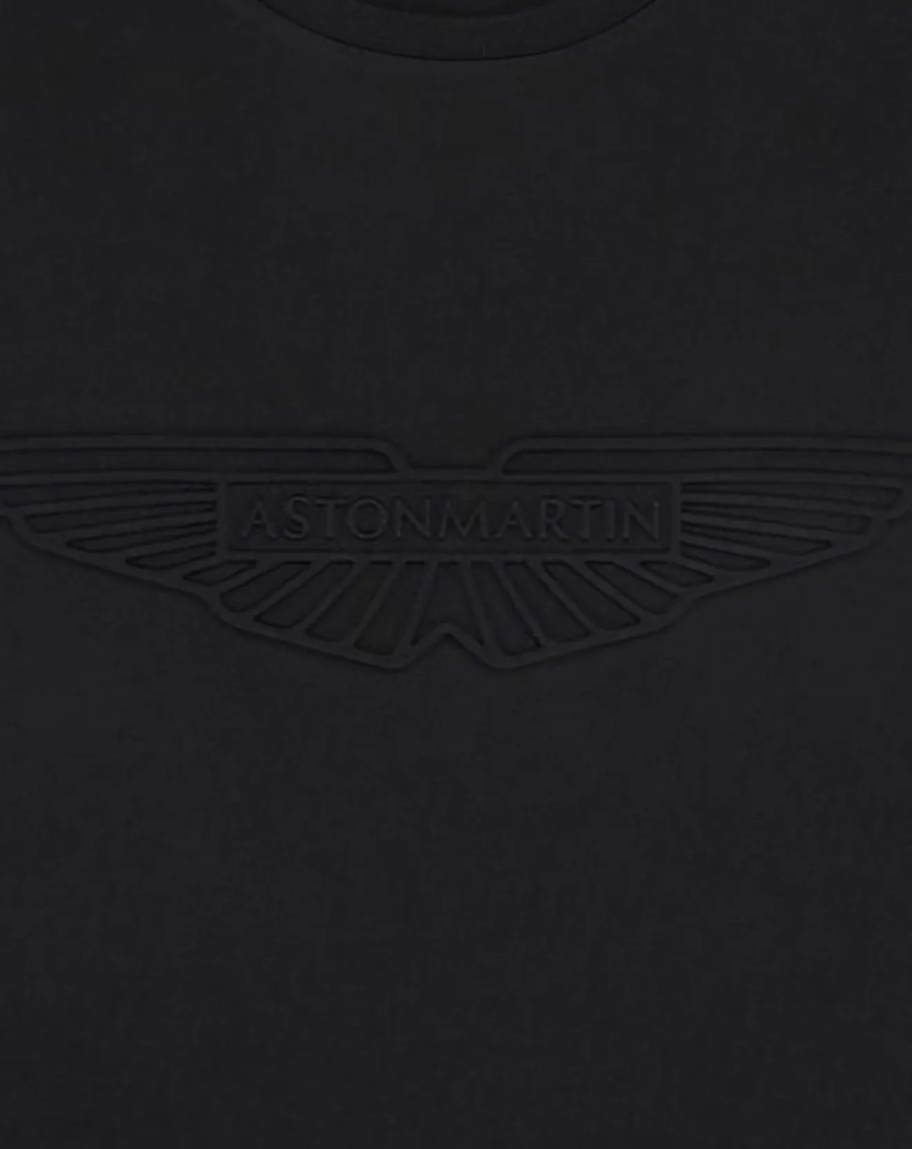 Clearance Hackett London T-Shirt manches courtes Aston Martin Racing Embossé noir