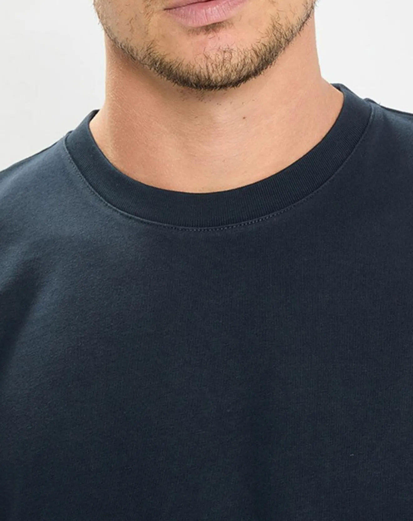 Outlet Marc O'Polo T-Shirt manches courtes Col Rd Oversize bleu marine