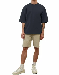 Outlet Marc O'Polo T-Shirt manches courtes Col Rd Oversize bleu marine