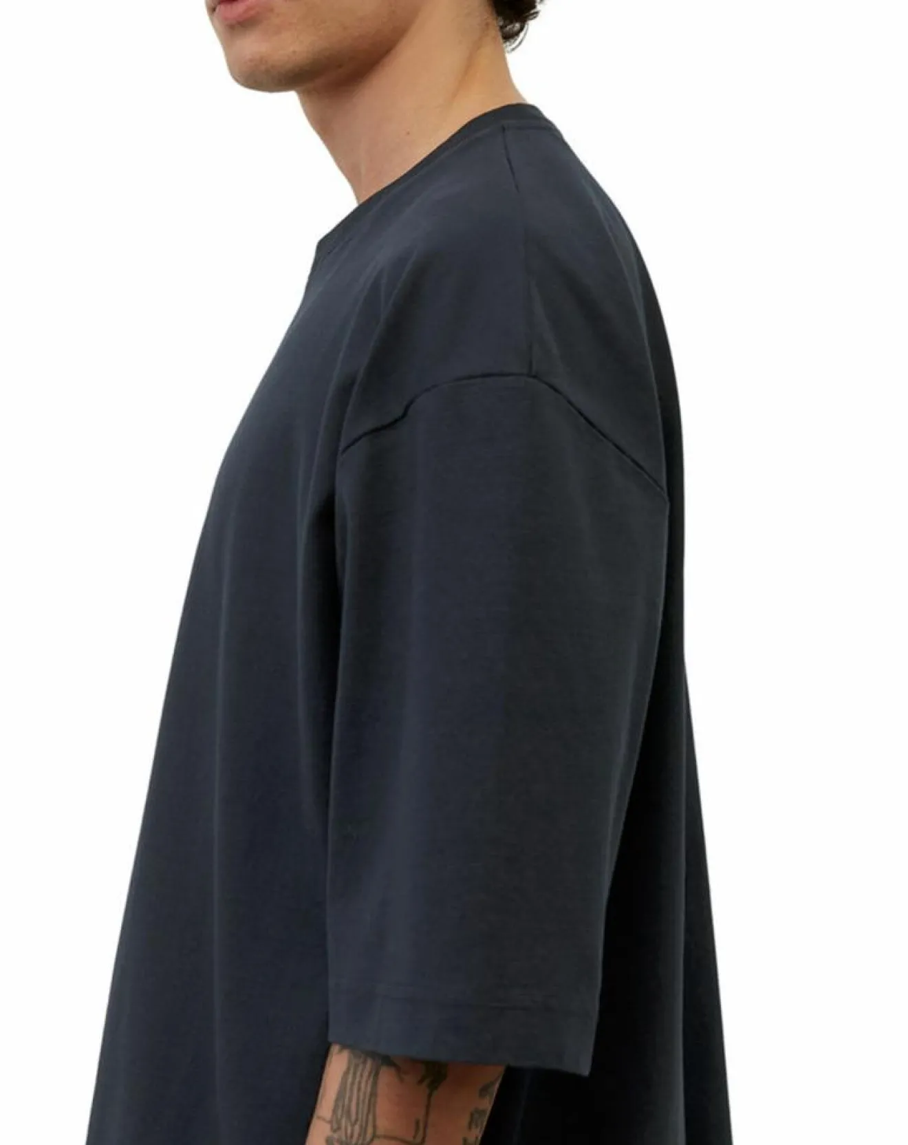 Outlet Marc O'Polo T-Shirt manches courtes Col Rd Oversize bleu marine