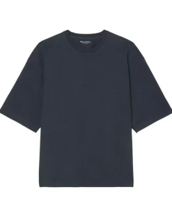 Outlet Marc O'Polo T-Shirt manches courtes Col Rd Oversize bleu marine