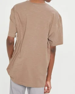 Homme Marc O'Polo T-Shirt manches courtes Flamme Poche camel