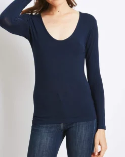 Femme Mare T-Shirt Marion en Micromodal bleu