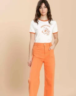 Femme The Korner T-Shirt Martha orange