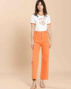 Femme The Korner T-Shirt Martha orange
