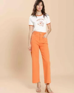 Femme The Korner T-Shirt Martha orange