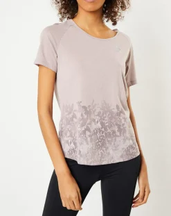 Femme Odlo T-Shirt Millennium Element antibactérien violet