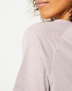 Femme Odlo T-Shirt Millennium Element antibactérien violet