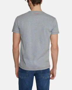 Best Hackett London T-Shirt Poit 95 Aston Martin Racing gris/rouge