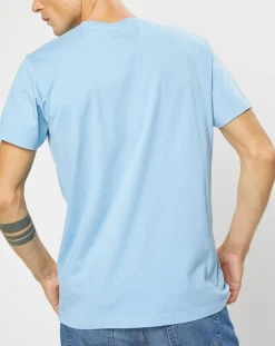 Best Hackett London T-Shirt Print Body bleu ciel