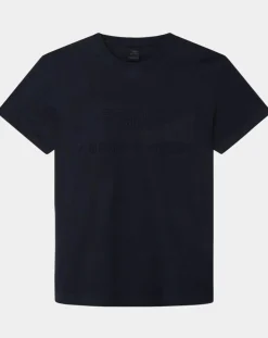 Homme Hackett London T-Shirt Regular Fit Aston Martin Racing embossé bleu marine