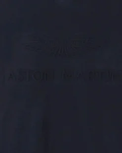 Homme Hackett London T-Shirt Regular Fit Aston Martin Racing embossé bleu marine