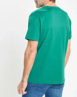 New Hackett London T-Shirt Regular Fit uni Yok vert vif