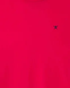 Homme Hackett London T-Shirt Regular Fit uni Yok rose fushia