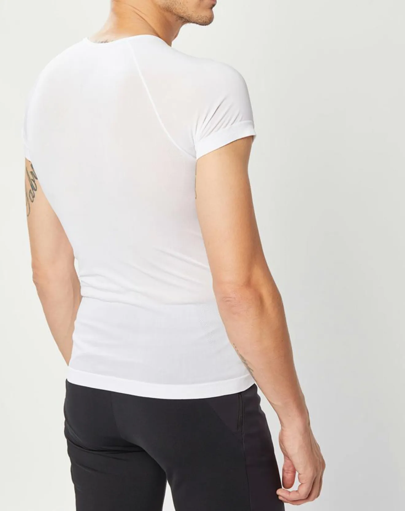 Homme Odlo T-Shirt Respirant Evolution X-Light Ultraléger blanc