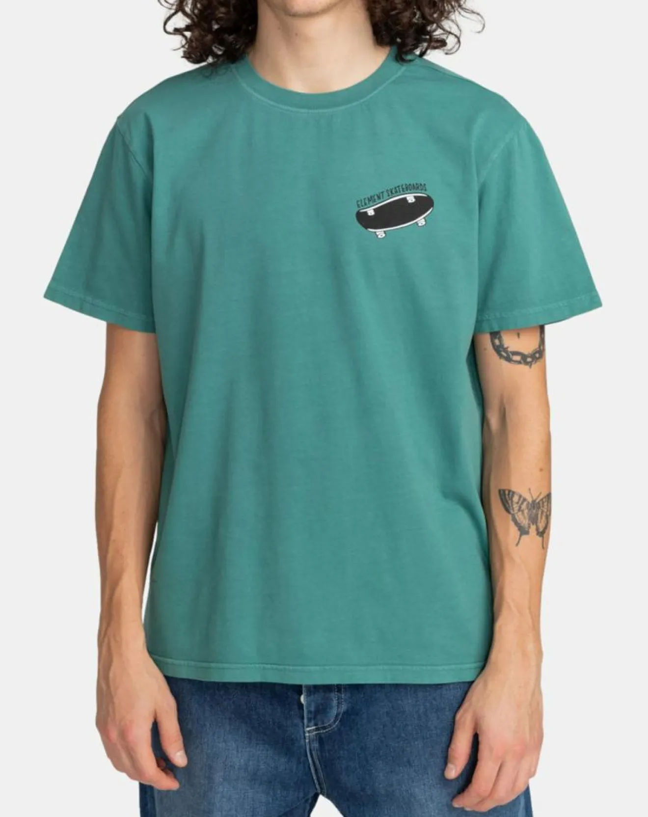 Homme Element T-Shirt Skate legs vert