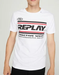 Hot Replay T-Shirt Sport blanc