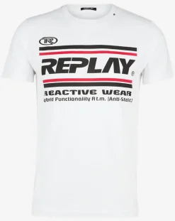 Hot Replay T-Shirt Sport blanc