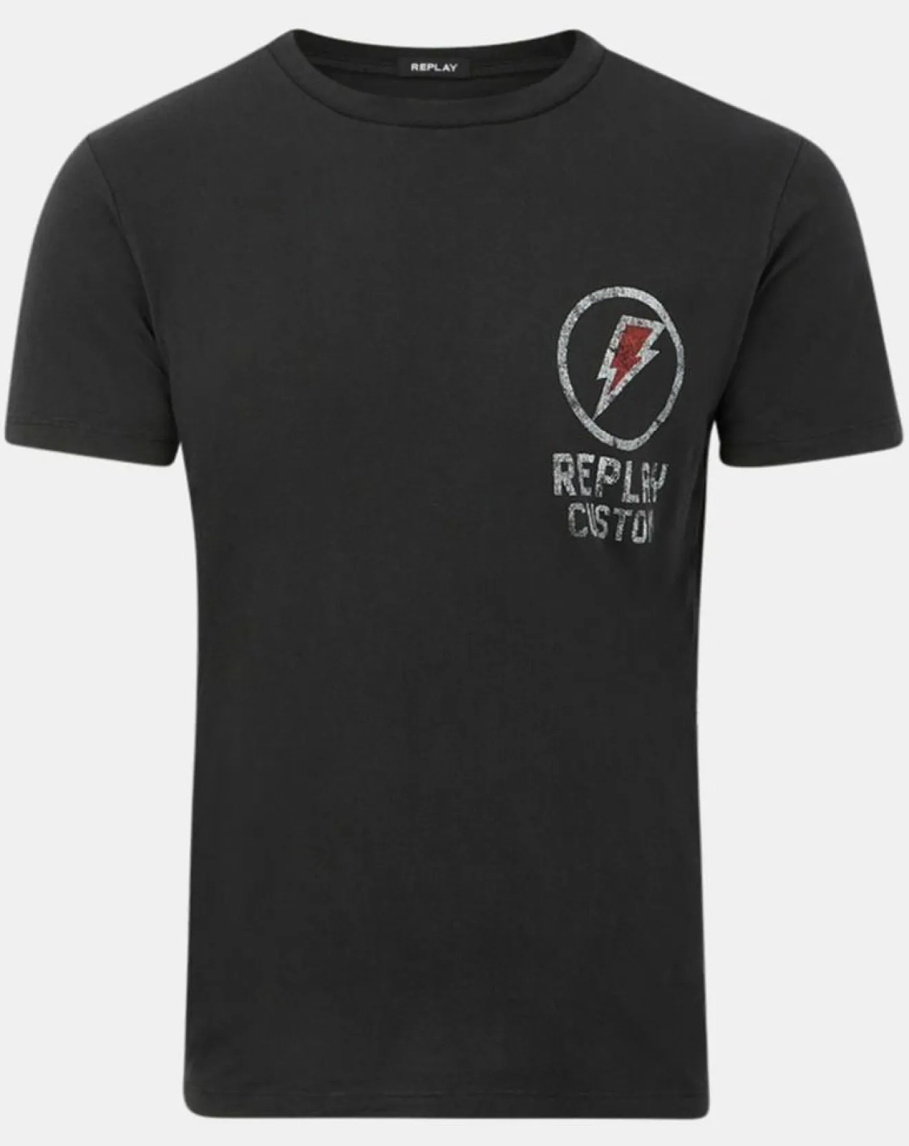 Online Replay T-Shirt storm custom noir