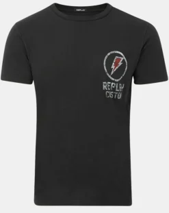 Online Replay T-Shirt storm custom noir