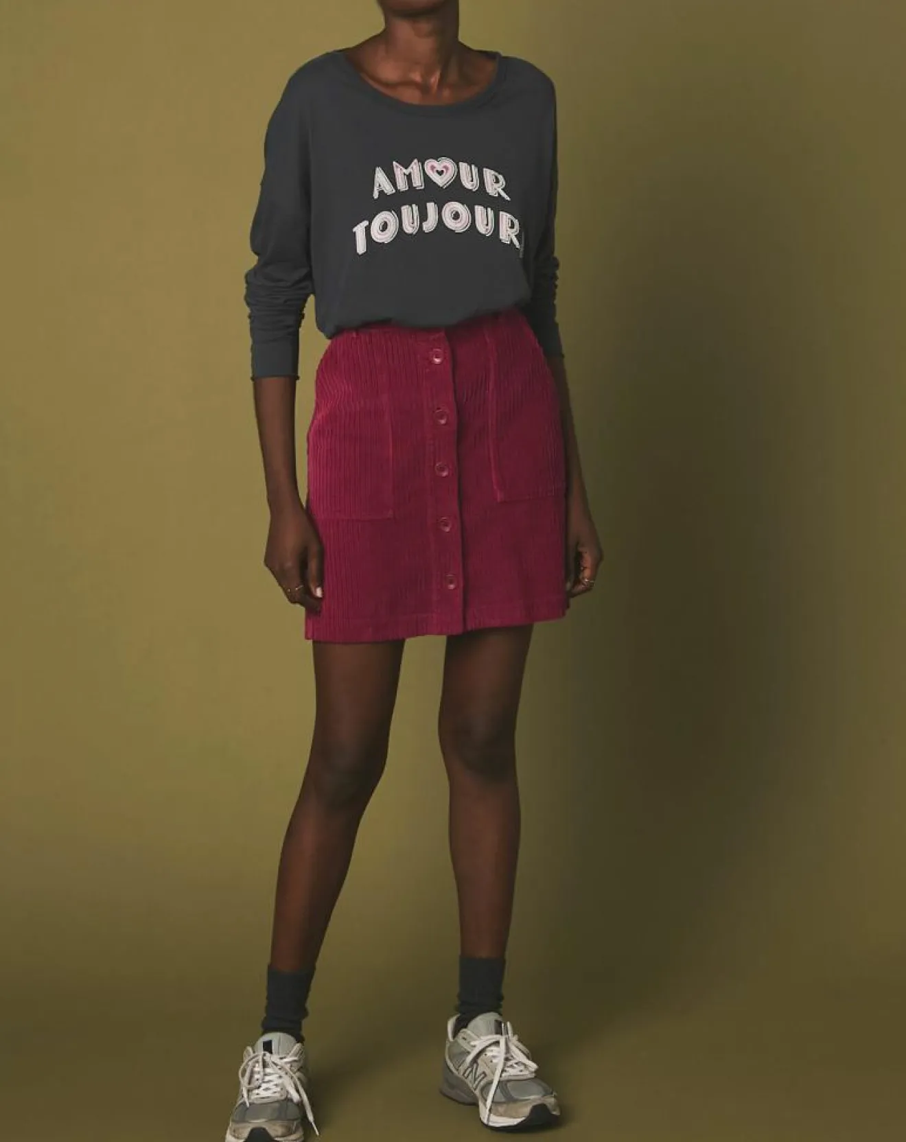 Outlet Hartford T-Shirt Tagiane charcoal