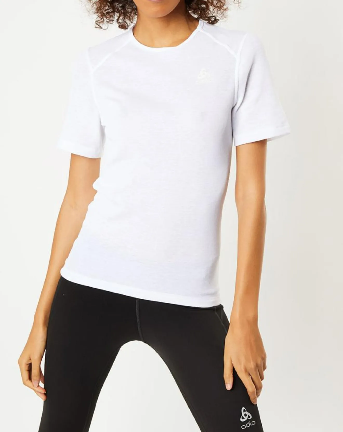 Femme Odlo T-Shirt technique Active Warm Eco blanc