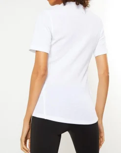 Femme Odlo T-Shirt technique Active Warm Eco blanc